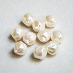 画像2: 5pcs 9mm baroque plastic pearl