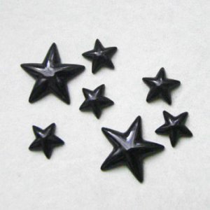 画像2: 17mm Black Onyx "Star" cabochon