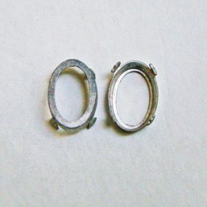 画像1: AS 16x11 oval fancy prong setting