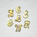 brass ornate "Alphabet" stamping