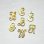 画像1: brass ornate "Alphabet" stamping (1)