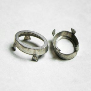 画像2: AS 16x11 oval fancy prong setting