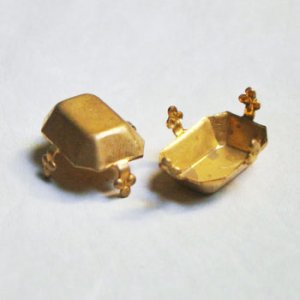 画像2: 17x12 octagon fancy prong setting