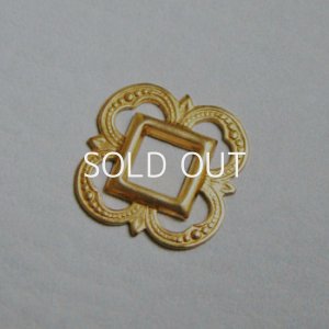 画像2: 16.5mm fancy SQ openwork finding