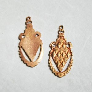 画像1: 16x35.5 french cartouche pendant