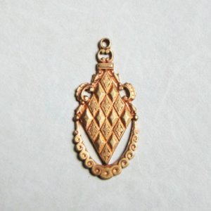 画像2: 16x35.5 french cartouche pendant