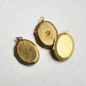 画像4: 21x16 oval textured locket