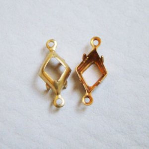 画像1: 2pcs 10×7 dia setting 2R