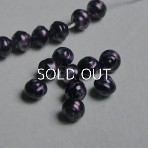 画像1: 2pcs 7x8 snail pearlized "Purple" 