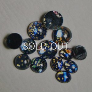 画像2: 5pcs Black Opal cabochon set