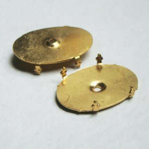 画像2: 28x21 oval fancy prong setting