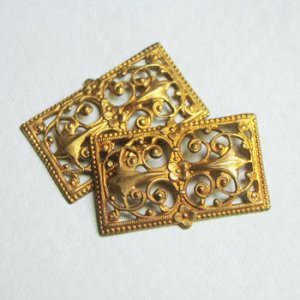 画像3: 29x19 rectangle floral filigree