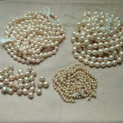 画像5: 2pcs 11~12mm 1/2 drilled baroque pearl