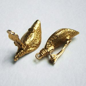画像2: GP leaf petal earring base