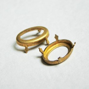 画像2: 13x9 oval fancy prong setting