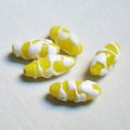 20x9 "Yellow/White"drizzle beads