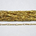 brass 16.5x3.5 pinch twisted link chain