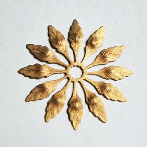 画像2: 47mm detailed 12-leaves finding