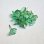 画像1: 7~8mm glass flower pin "Green" (1)