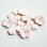 画像1: 2pcs flat flower beads "Pale Pink" (1)