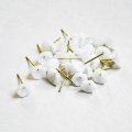 7~8mm glass flower pin "White"