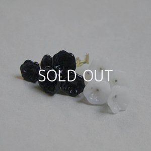 画像3: 7~8mm glass flower pin "White"