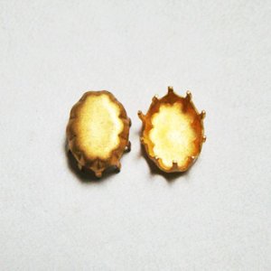 画像1: 10×8 oval CB fancy prong setting
