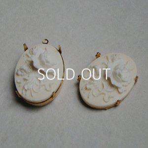 画像4: 29x21 OV "Rose" plastic cameo