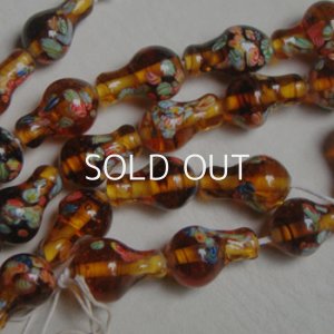 画像3: 17x10 Tortoise millefiori drop beads