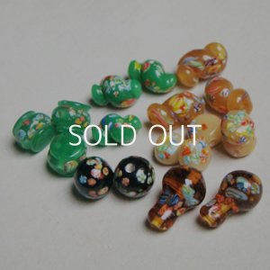 画像4: 17x10 Tortoise millefiori drop beads