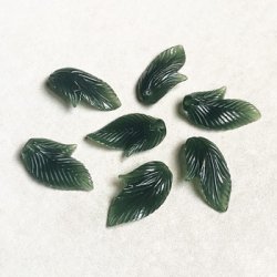 画像3: 1/2 drilled lucite leaf 