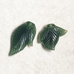 画像4: 1/2 drilled lucite leaf 