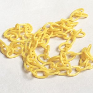 画像2: 40cm Mustard celluloide chain section