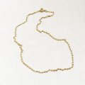 brass 4x2 "8" link chain necklace finding
