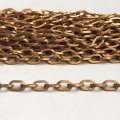 9.6x5.8 brass oval cable chain