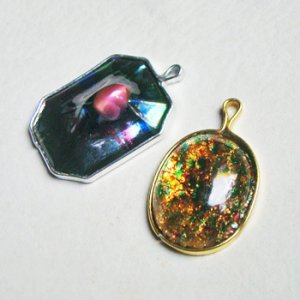 画像3: 30x23 OV multi fire opal cabochon