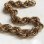 画像2: brass 8.25mm textured rope chain (2)