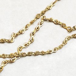画像2: brass 4x2 "8" link chain necklace finding