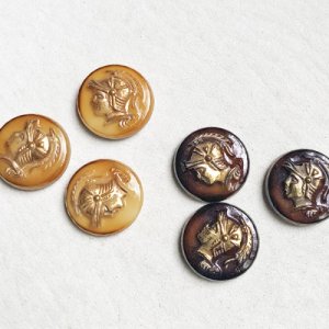 画像2: 13mm warrior cameo "Brown"