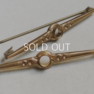 画像2: 56x8 Deco bar brooch finding