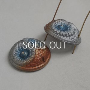 画像3: 30mm Owl Head cabochon