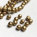 2pcs 8mm "Gold" baroque pearl