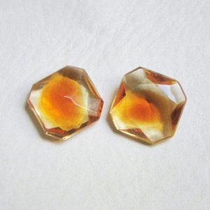画像2: 18x18 octagon 2-tone rhinestone