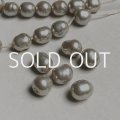 10~12mm "Silver Gray" baroque pearl