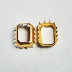 画像1: 18×13 octagon OB 18-prong setting