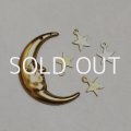 Crescent Moon & Star charm set