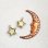 画像2: Pave Crescent Moon & Star stone set (2)