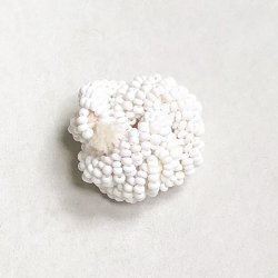 画像2: 24x23.5 White beads knot finding