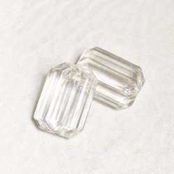 画像3: 17x12.5 octagon beveled drop beads