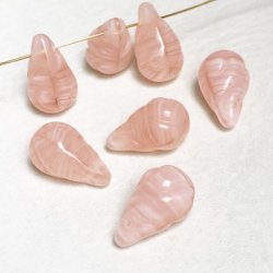 画像1: 20x12 baroque drop "Rose Quartz"